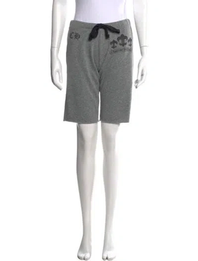 Pre-owned Chrome Hearts Fleur De Lis Knee-length Shorts In Black