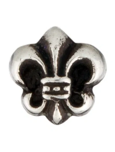 Pre-owned Chrome Hearts Fleur De Lis Stud Single Earring In Multi