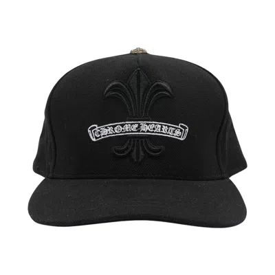 Pre-owned Chrome Hearts Fleur Snapback Hat 'black' | Men's Size Onesize