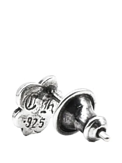 Chrome Hearts Fleur Stud Earring In Green