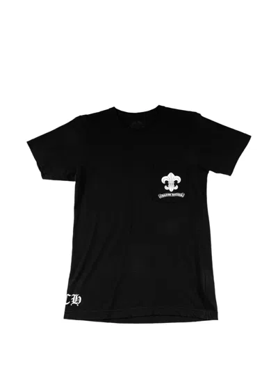 Chrome Hearts Fleur-de-lis-print T-shirt In Black
