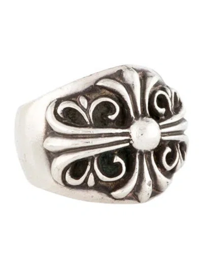 Pre-owned Chrome Hearts Floral Cross Band In Multi