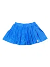 Chrome Hearts Floral-motif Mini Skirt In Blue