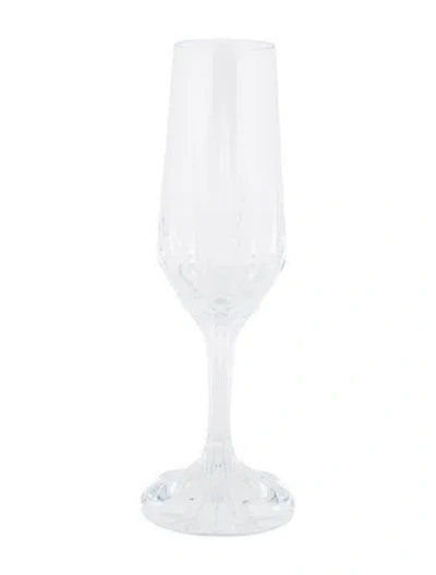 Pre-owned Chrome Hearts For Baccarat Crosstail Champagne Flute In Transparent