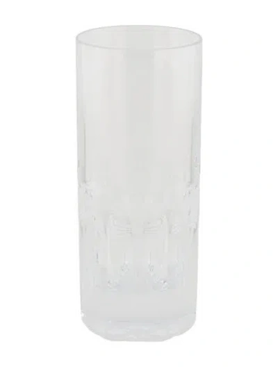 Pre-owned Chrome Hearts For Baccarat Crystal Cross Shot Glass In Transparent