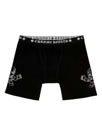 Chrome Hearts Foti Short Boxer Briefs Black