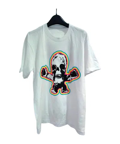 Chrome Hearts Foti Colorful Skull Pattern T-shirt In Multicolor