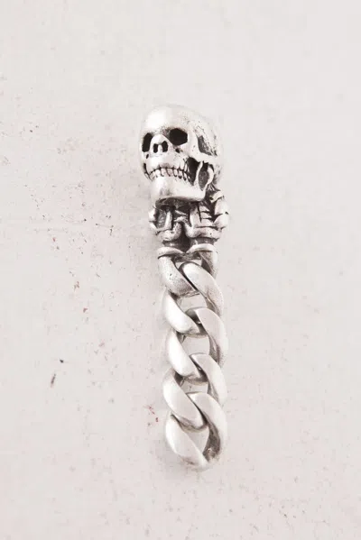 Pre-owned Chrome Hearts Foti Delfino Key Chain In Silver | ModeSens