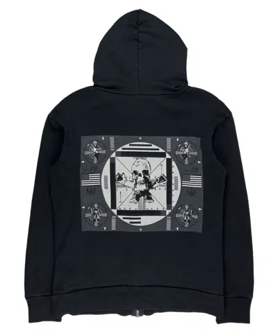 Pre-owned Chrome Hearts Foti Logo Dagger Zip Hoodie Black
