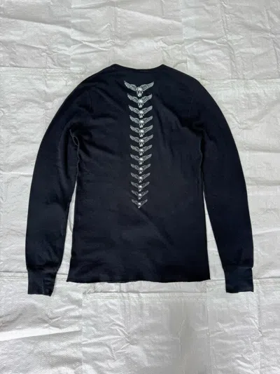 Pre-owned Chrome Hearts Foti Thermal Longsleeve In Black