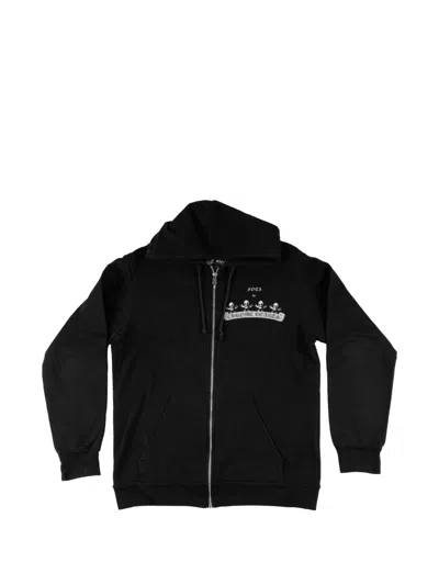 Chrome Hearts Foti Zip-up Hoodie In Black