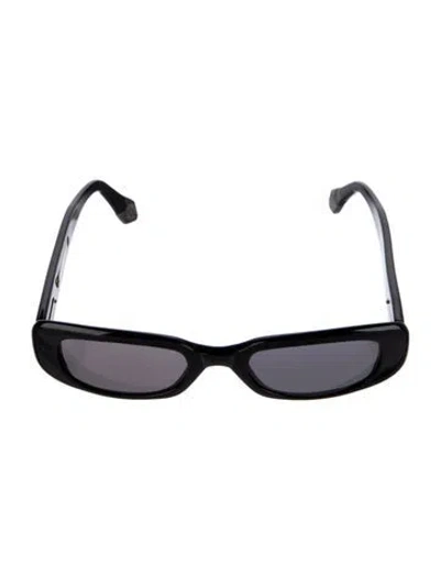 Pre-owned Chrome Hearts Frank Shield Sunglasses In Black