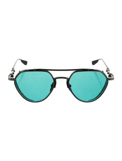 Pre-owned Chrome Hearts Free Ride Aviator Sunglasses W/ Tags