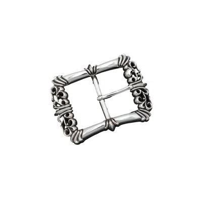 Pre-owned Chrome Hearts Frigee Belt Buckle In Silver