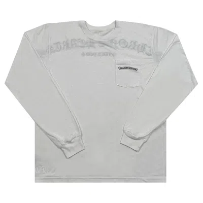Pre-owned Chrome Hearts Fuck You Logo Pocket Long-sleeve 'white/black' | Men's Size M