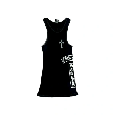 Pre-owned Chrome Hearts Fuck You Tank Top In Black