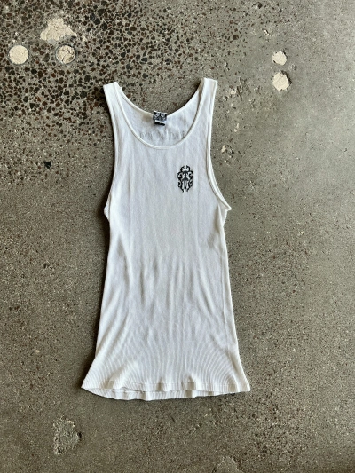 Pre-owned Chrome Hearts Fuck You White Tank Top