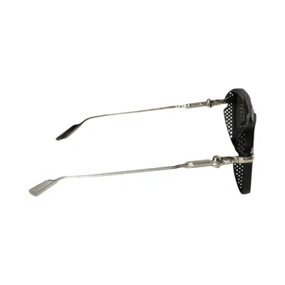 Pre-owned Chrome Hearts Fuckery Sunglasses 'matte Black/shiny Silver' | Men's Size Onesize