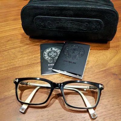 Pre-owned Chrome Hearts Funhatch Glasses In Brown