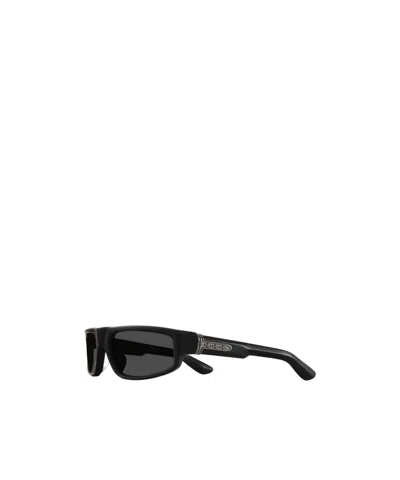 Chrome Hearts Geometric Frame Sunglasses In Black