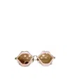 Chrome Hearts Geometric Frame Sunglasses In Pink