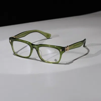 Pre-owned Chrome Hearts Gittin Any ? - A Glasses In Dark Olive