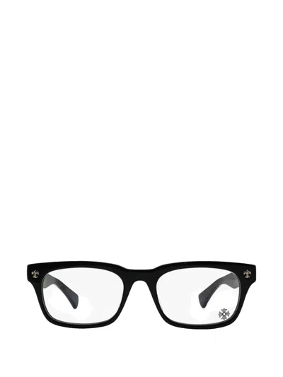 Chrome Hearts Gittin Any? Rectangle-frame Glasses In Black