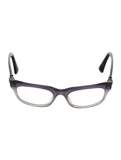 Pre-owned Chrome Hearts Gittin Any? Square Eyeglasses In Blue