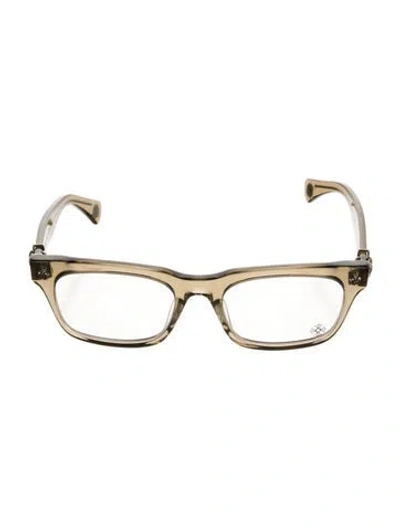 Pre-owned Chrome Hearts Gittin Any? Square Eyeglasses In Blue
