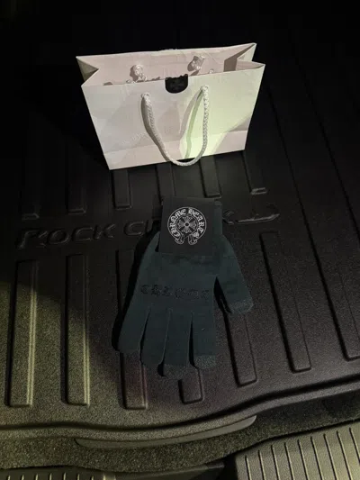 Pre-owned Chrome Hearts Gloves In Green