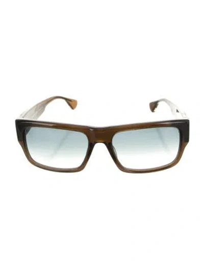 Pre-owned Chrome Hearts G-money Square Sunglasses In Brown