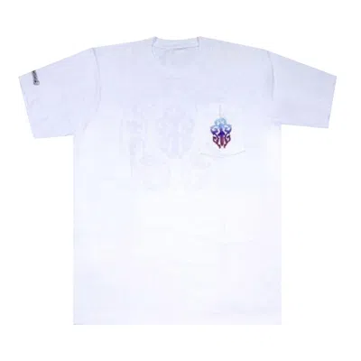 Pre-owned Chrome Hearts Gradient Dagger Motif Pocket Tee 'white'
