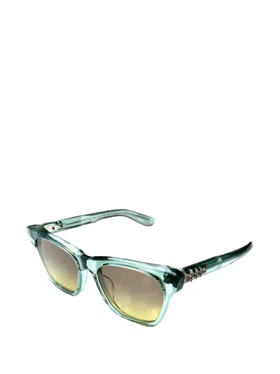 Chrome Hearts Gradient Sunglasses In Green