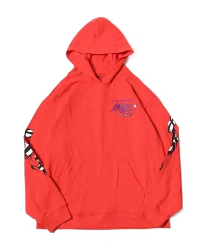 Chrome Hearts Graffiti Hooded Sweater In Orange