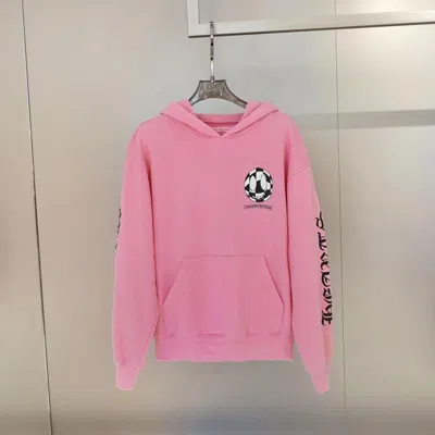 Chrome Hearts Graffiti Hoodie In Pink