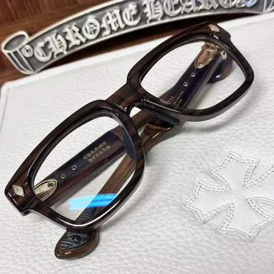 Pre-owned Chrome Hearts Grail  Lilith Usa-made Glasses In Brown