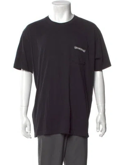 Pre-owned Chrome Hearts Graphic Print Crew Neck T-shirt In Black