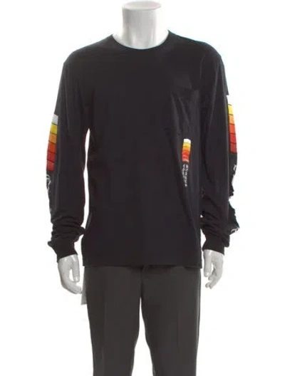 Pre-owned Chrome Hearts Graphic Print Crew Neck T-shirt In Black