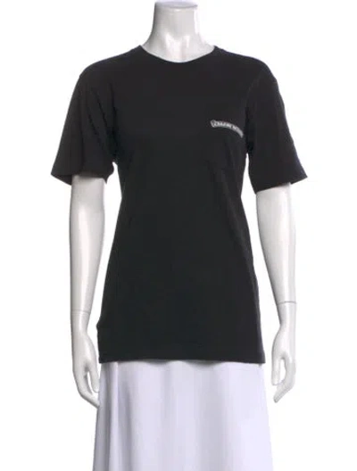 Pre-owned Chrome Hearts Graphic Print Crew Neck T-shirt In Black