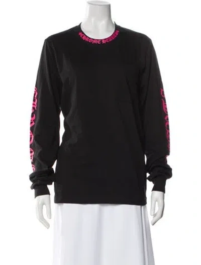 Pre-owned Chrome Hearts Graphic Print Crew Neck T-shirt In Gray