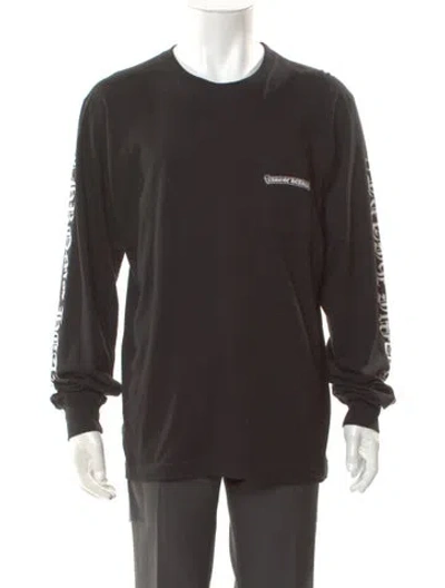 Pre-owned Chrome Hearts Graphic Print Crew Neck T-shirt In Gray