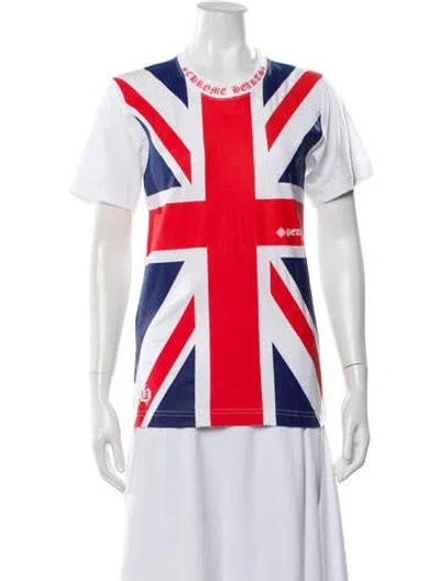 Pre-owned Chrome Hearts Graphic Print Crew Neck T-shirt In Orange