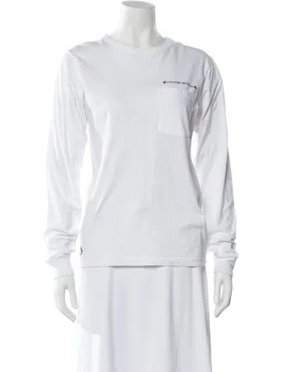 Pre-owned Chrome Hearts Graphic Print Crew Neck T-shirt In White