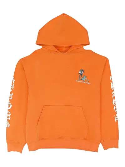 Chrome Hearts Graphic-print Hoodie In Orange