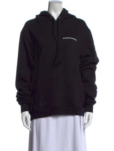 Pre-owned Chrome Hearts Graphic Print Long Sleeve In Black