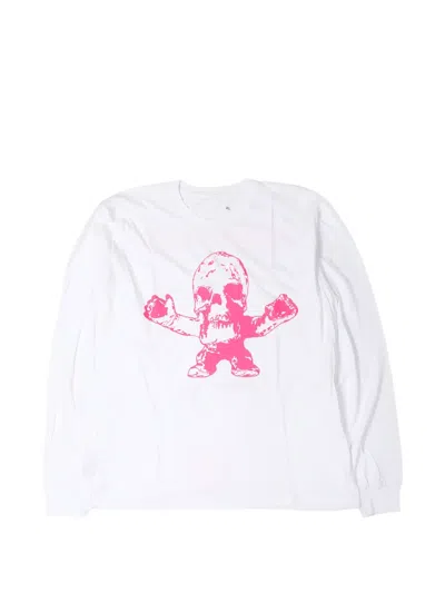 Chrome Hearts Graphic-print Long-sleeve T-shirt In White