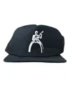 Chrome Hearts Guitar Player-print Trucker Cap In Black