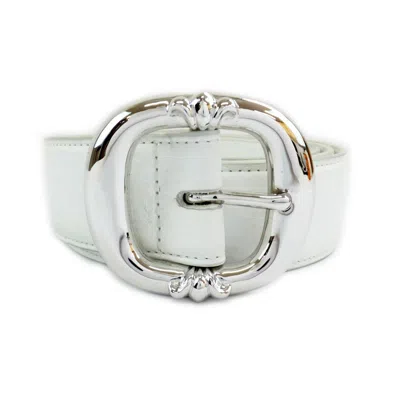 Pre-owned Chrome Hearts Gunslinger Belt In White | ModeSens