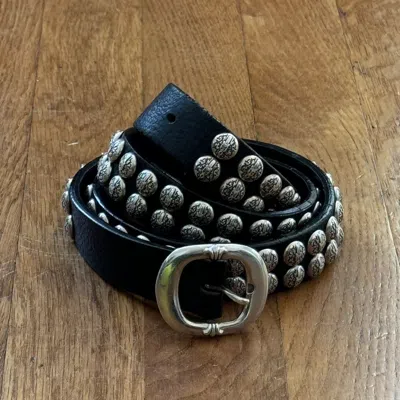 Pre-owned Chrome Hearts Gunslinger Studded Belt In Black | ModeSens