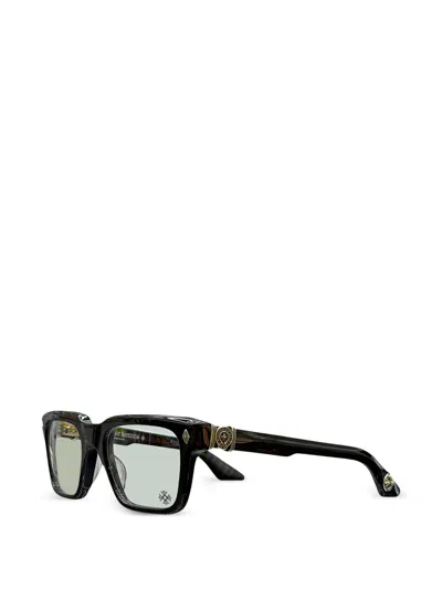 Chrome Hearts Halllamanass Glasses In Brown